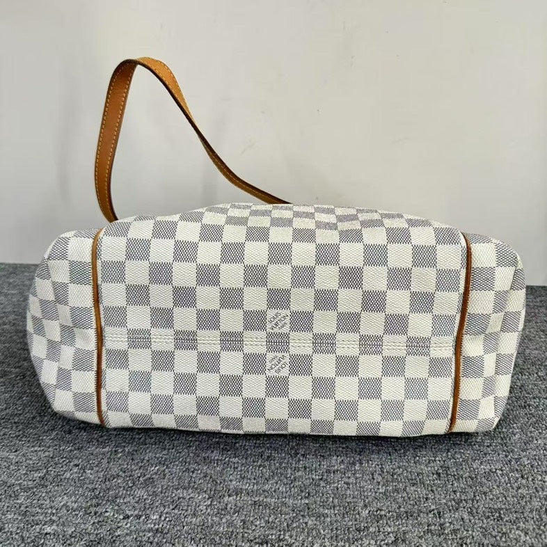 Preloved Louis Vuitton Damier Azur Canvas Shoulder Bag