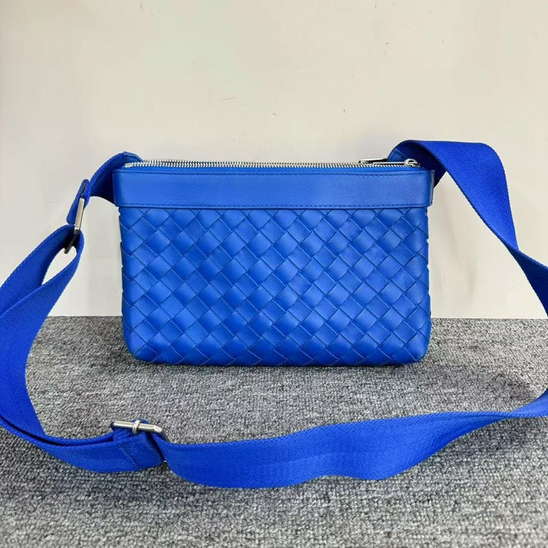 Bottega Veneta Preloved BV Crossbody Bag Blue