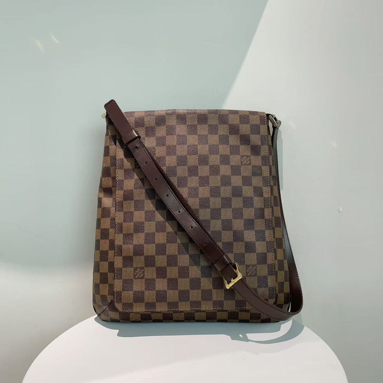 Preloved Louis Vuitton Damier Ebene Crossbody Bag
