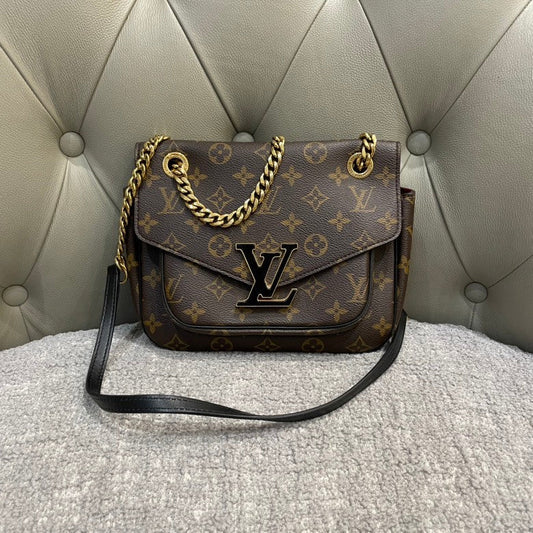 Preloved Louis Vuitton Pochette Metis Monogram Brown Crossbody Bag