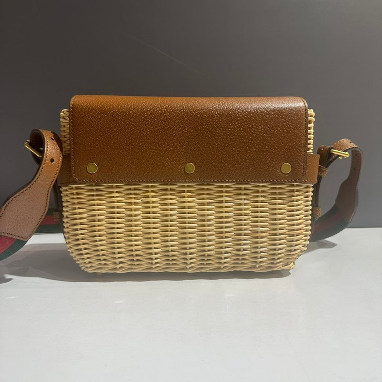 Preloved Gucci GG Marmont Brown Crossbody Bag