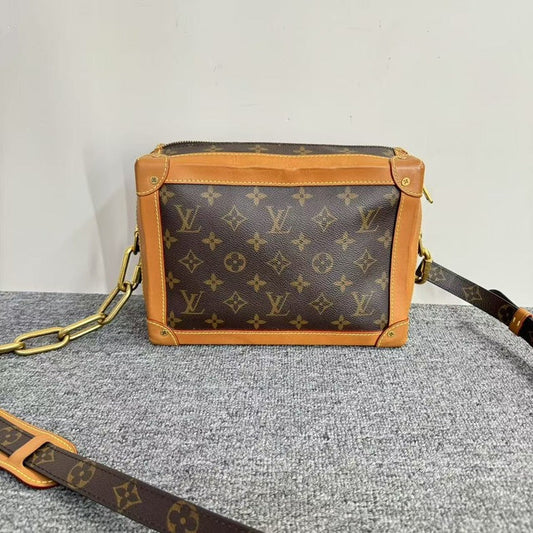 Preloved Louis Vuitton Monogram Soft Trunk Bag in Brown Crossbody
