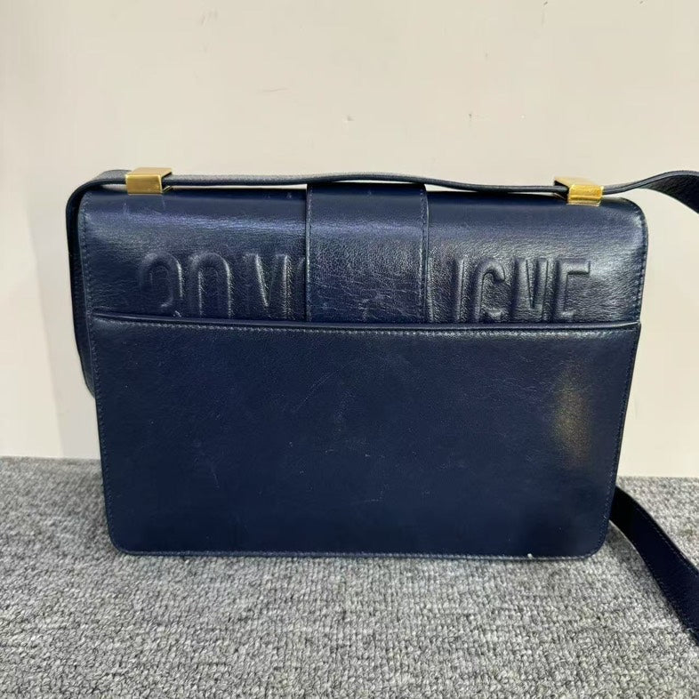 Dior Blue Leather Crossbody Bag