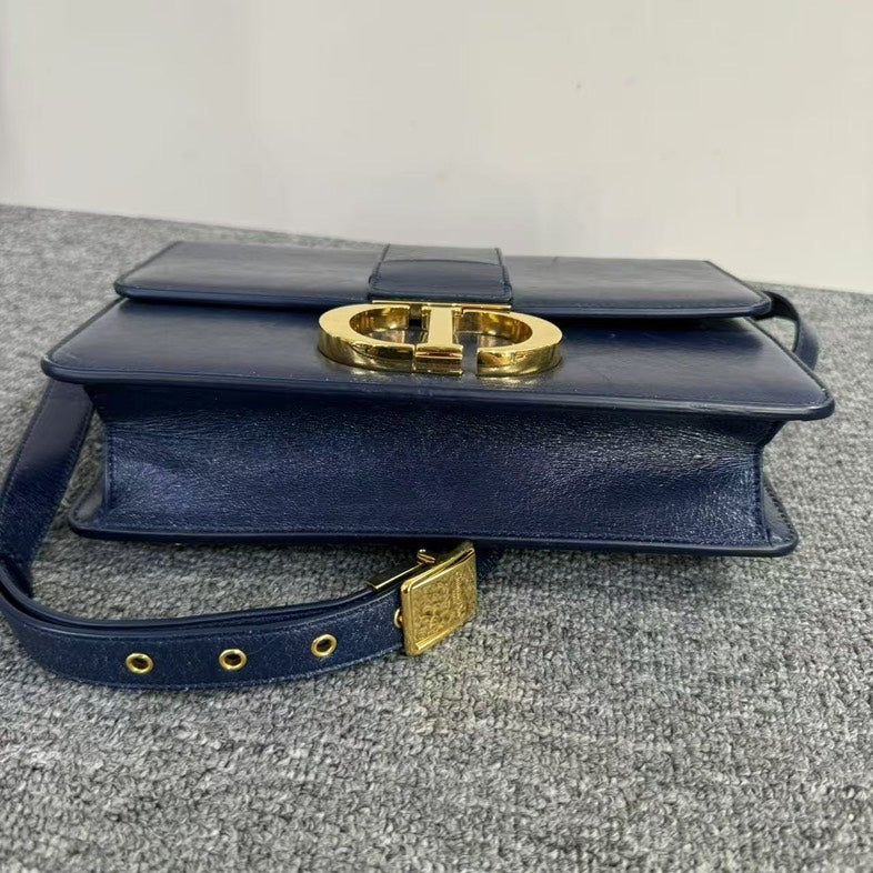 Dior Blue Leather Crossbody Bag