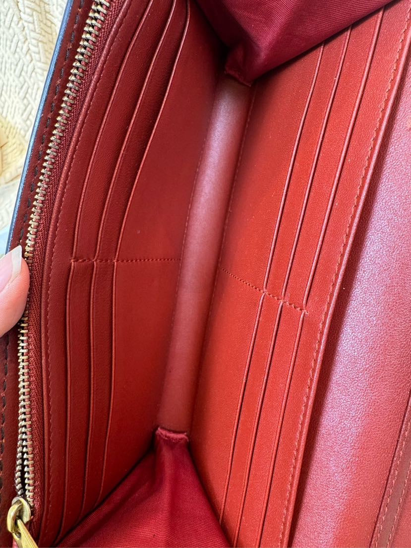 Preloved Dior J'adior Red Leather Crossbody Bag