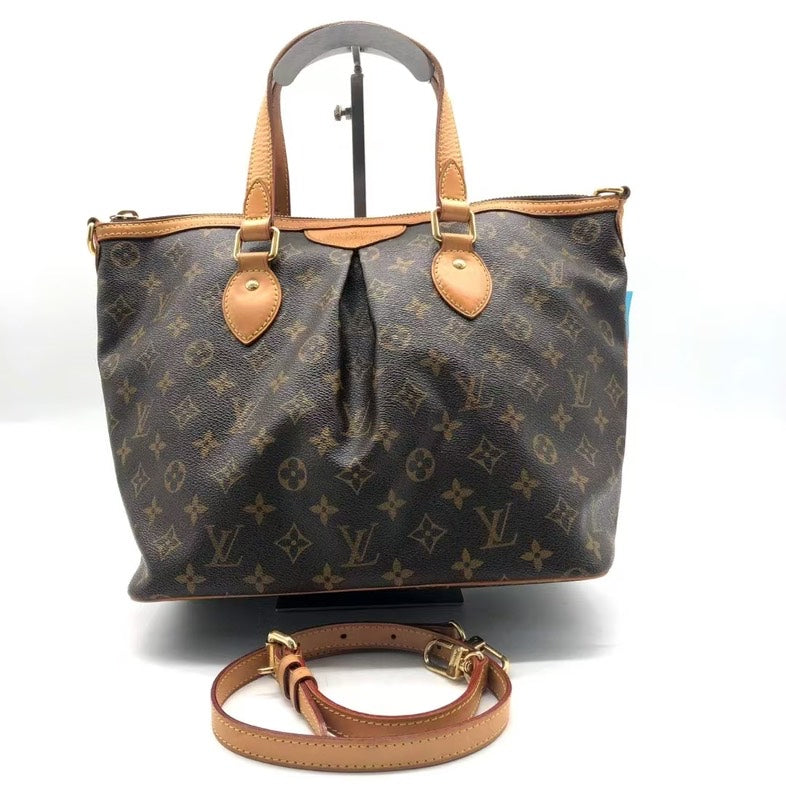 Preloved Louis Vuitton Monogram Two-Way Bag Brown LYW1357