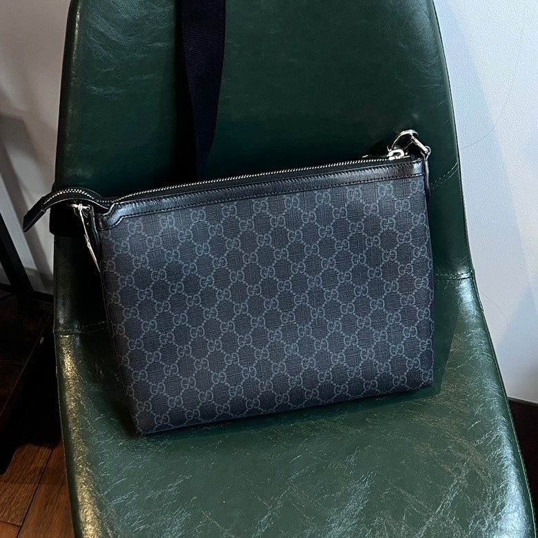 Gucci Leather Crossbody Bag AF in Black