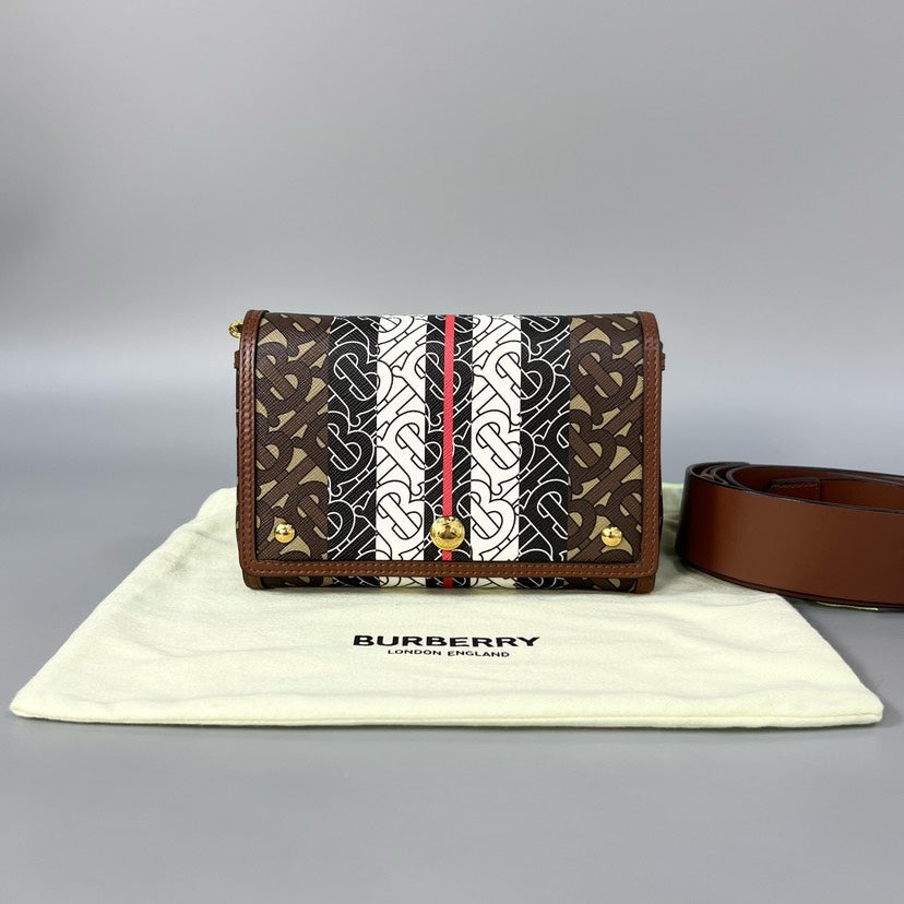 Preloved Burberry Mini Bag XJ10813 Brown Multicolor Monogram Crossbody