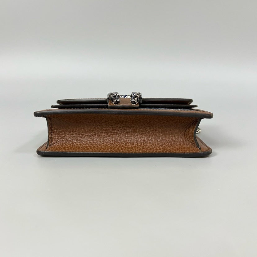 Preloved Gucci Dionysus Mini 16.5*10cm Navy Blue Monogram Canvas Crossbody Bag XJ10856