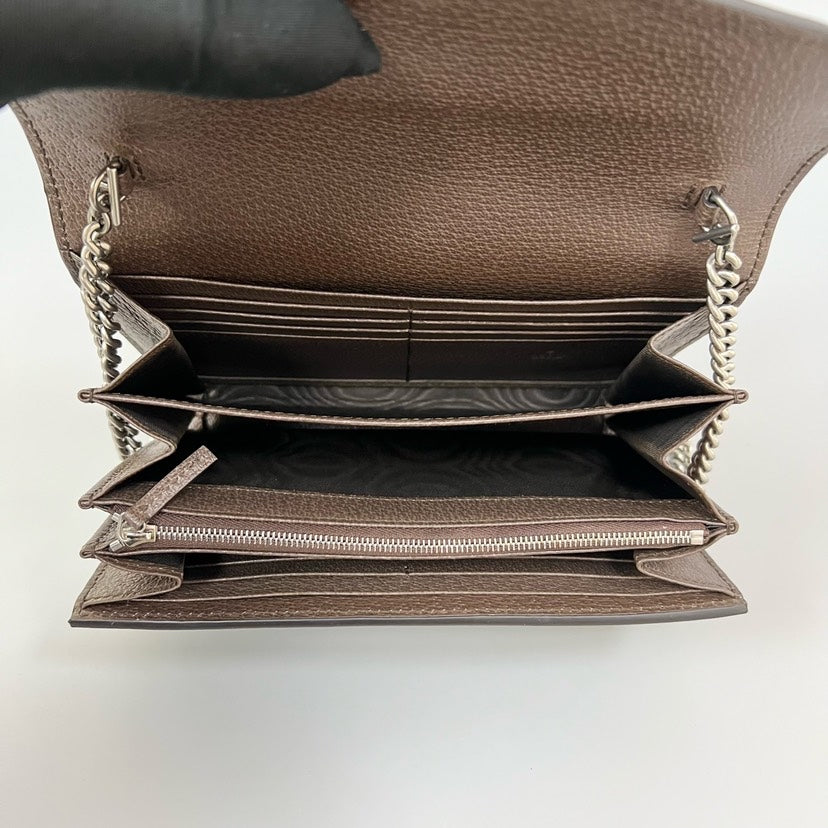 Preloved GUCCI Dionysus Woc Beige Canvas Crossbody Bag XJ10839