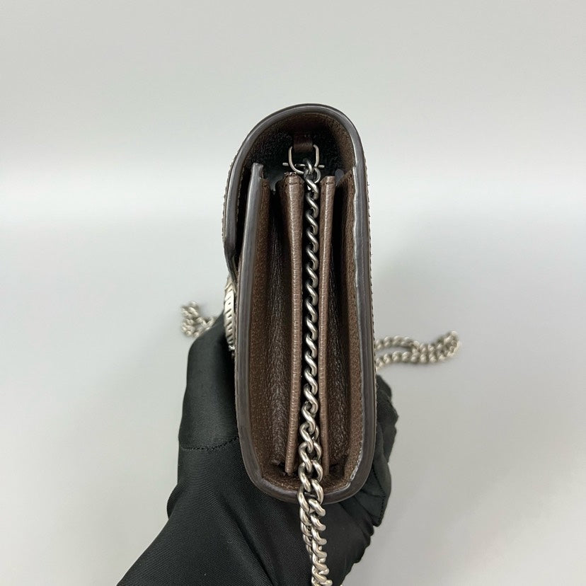 Preloved GUCCI Dionysus Woc Beige Canvas Crossbody Bag XJ10839