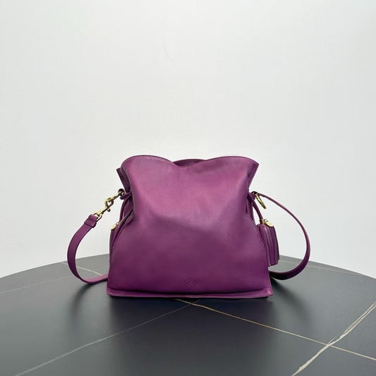Loewe Flamenco Purple Crossbody Bag - Preloved