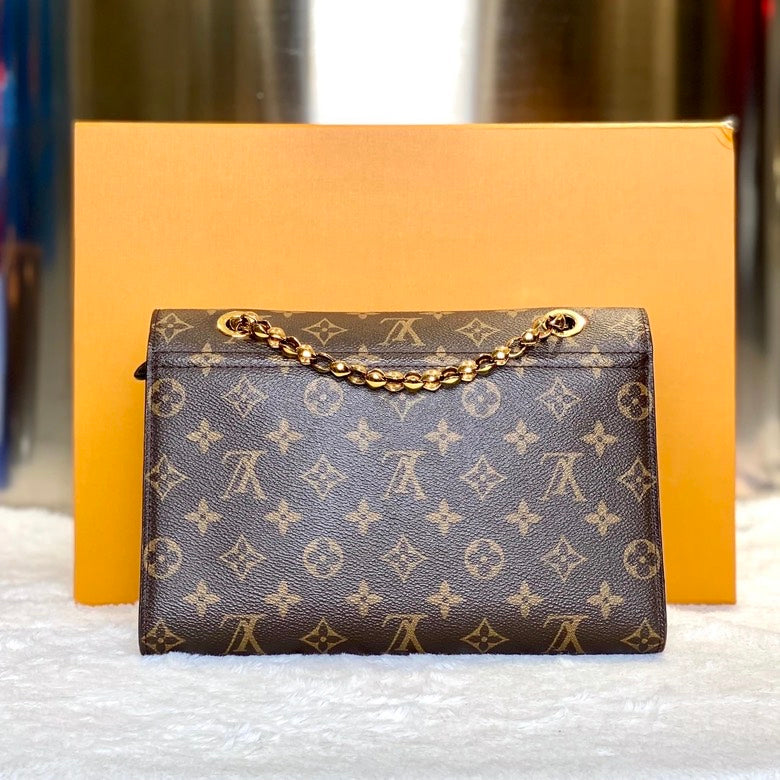 Louis Vuitton Victoria Crossbody Bag in Brown Monogram Canvas