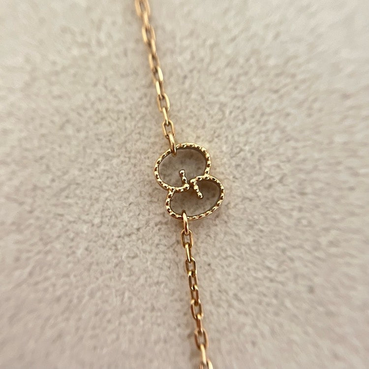 Gucci K Yellow Gold Necklace -cm Flower Design