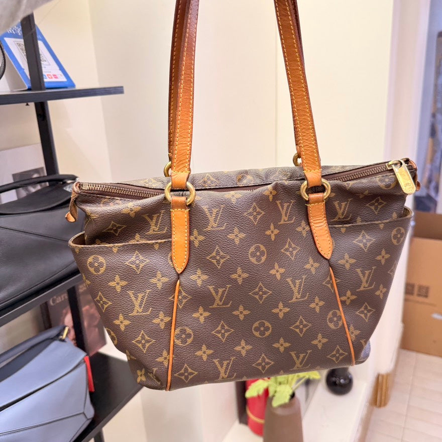 Preloved Louis Vuitton Odeon Monogram Brown Tote Bag