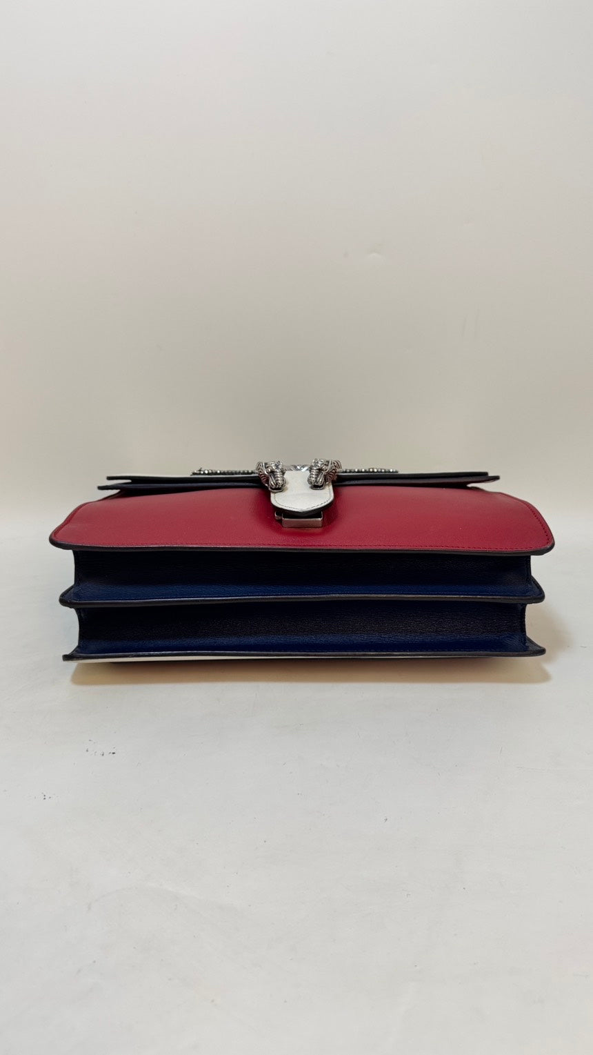 Gucci Dionysus Bee Embroidered Red Shoulder Bag