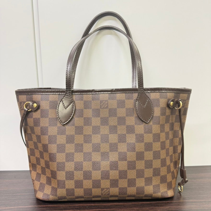 Preloved LV Damier Ebene Neverfull PM Tote Bag LB110219