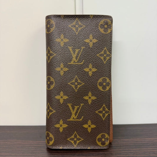 Preloved LV Monogram Long Wallet Personalized K.M LB110361
