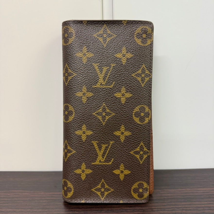 Preloved LV Monogram Long Wallet Personalized K.M LB110361