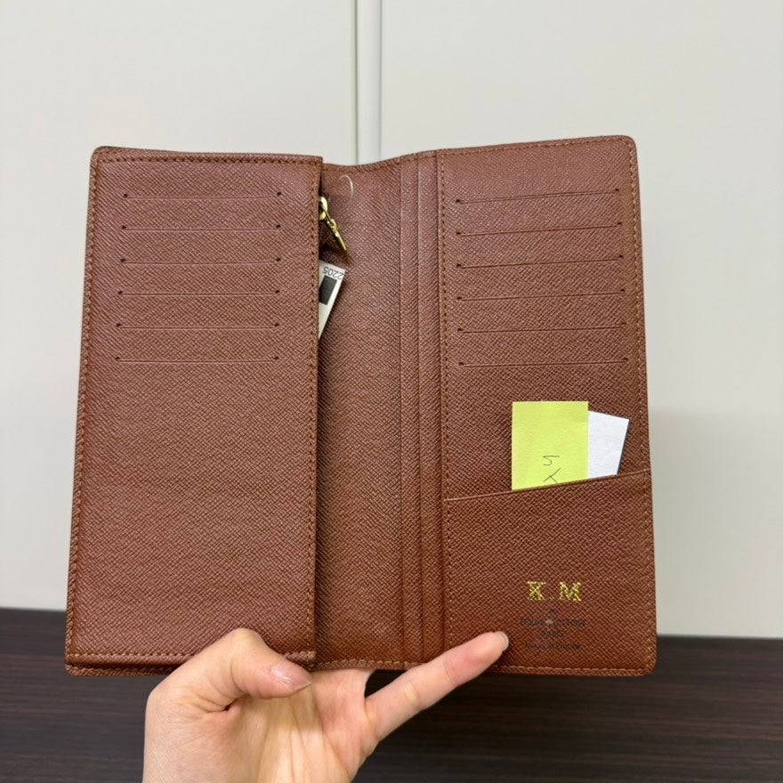 Preloved LV Monogram Long Wallet Personalized K.M LB110361