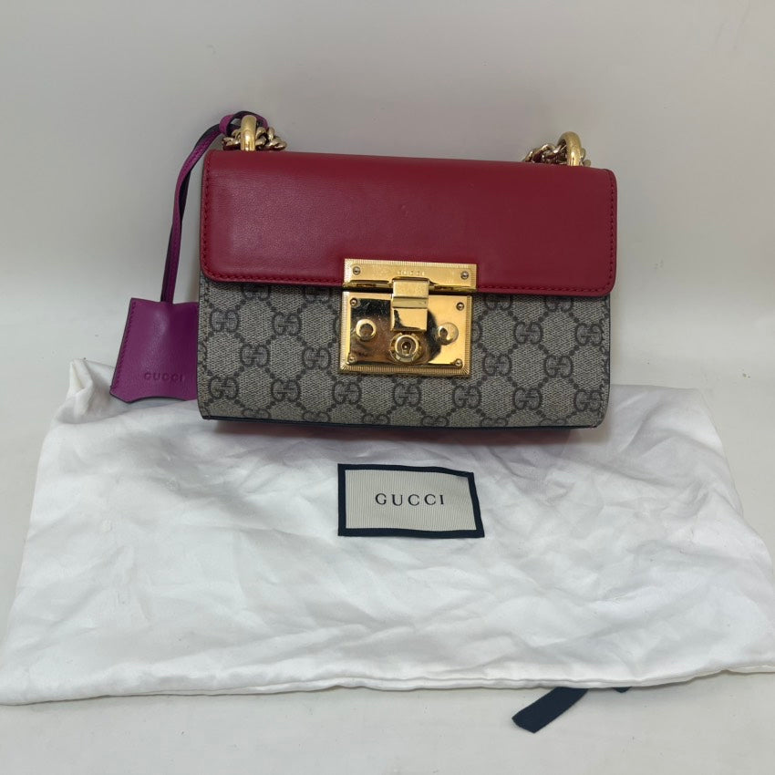 Gucci Padlock Small Red Crossbody Bag