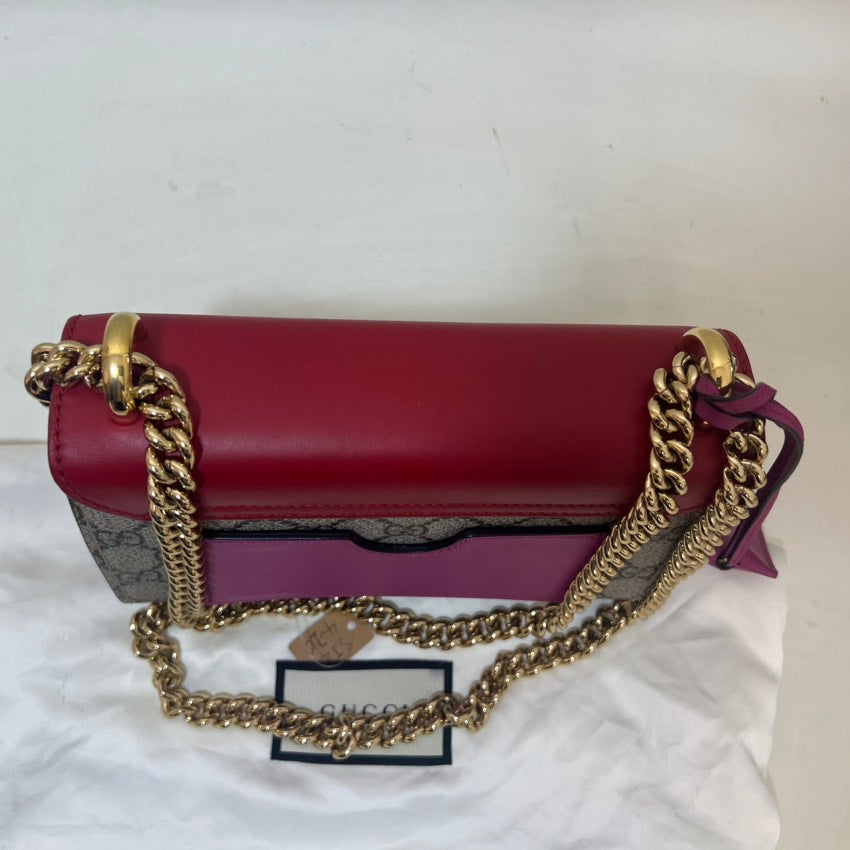Gucci Padlock Small Red Crossbody Bag