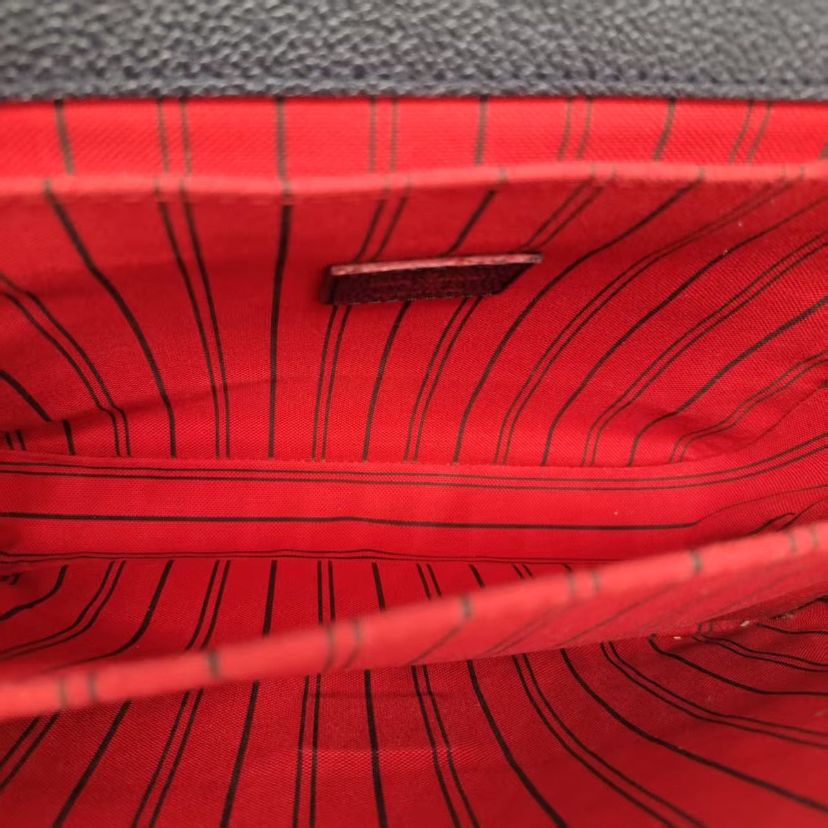 Preloved Louis Vuitton Monogram Messenger Bag in Navy Leather