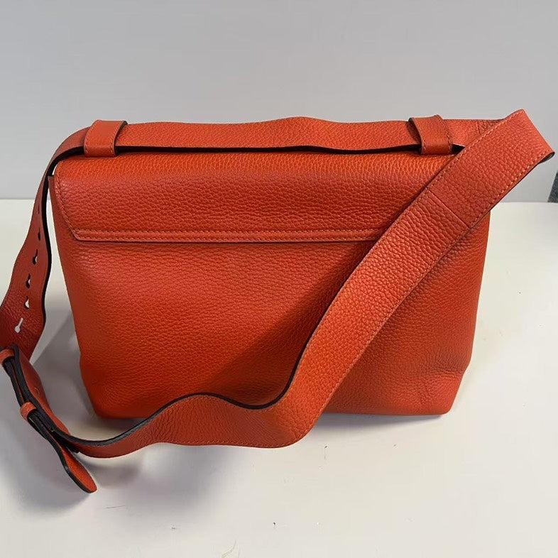 Gucci GG Marmont Orange Leather Crossbody Bag