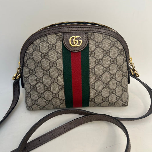 Gucci Ophidia GG Supreme Canvas Brown Shoulder Bag