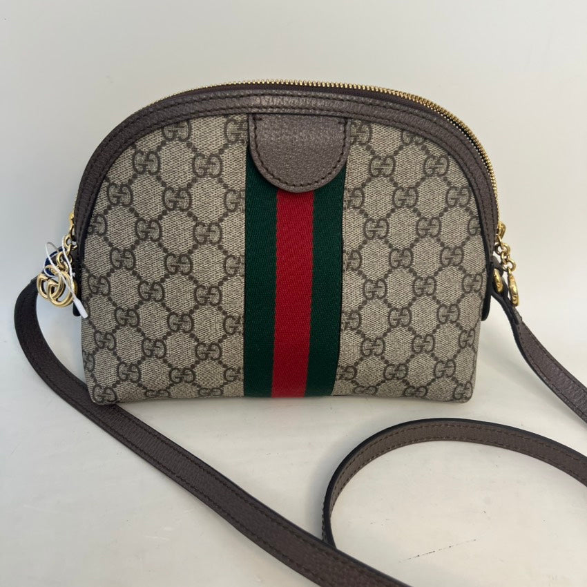 Gucci Ophidia GG Supreme Canvas Brown Shoulder Bag