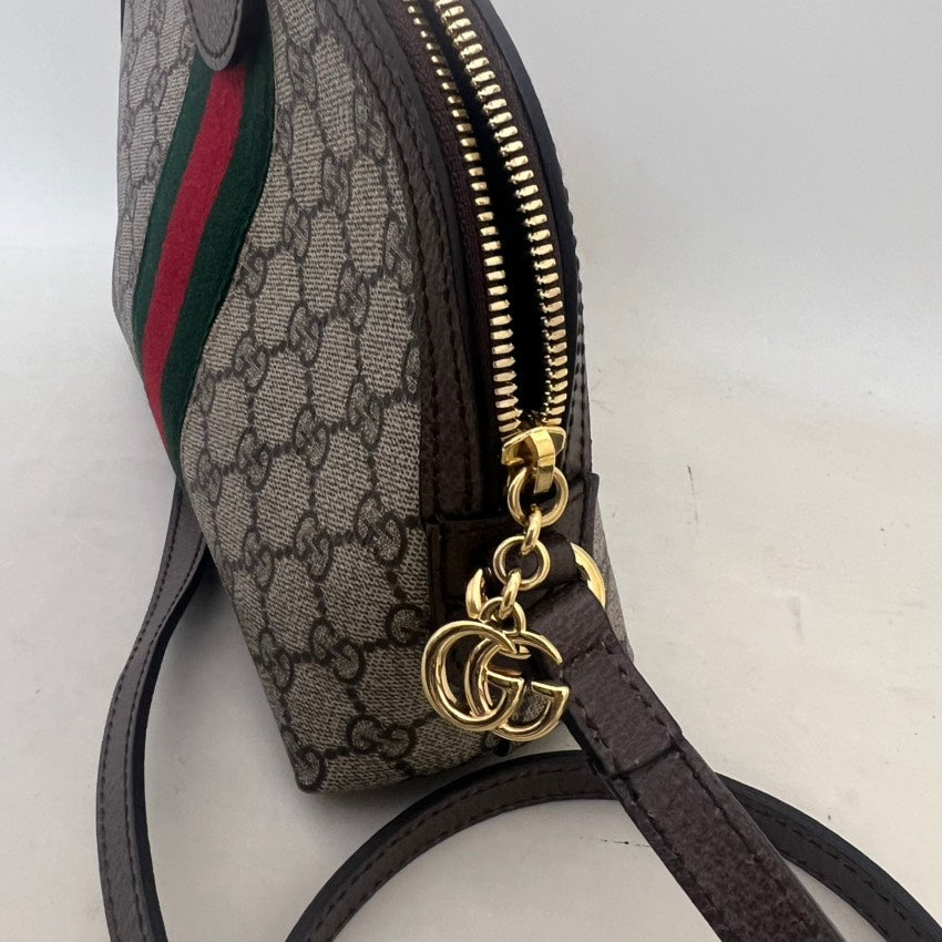 Gucci Ophidia GG Supreme Canvas Brown Shoulder Bag