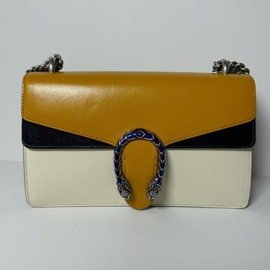 Gucci Dionysus Mustard Leather Shoulder Bag