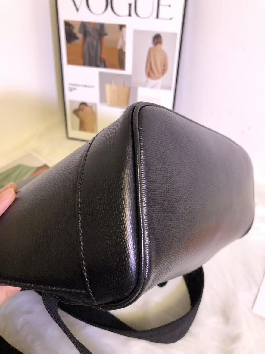 Gucci GG Marmont Black Leather Backpack Bag