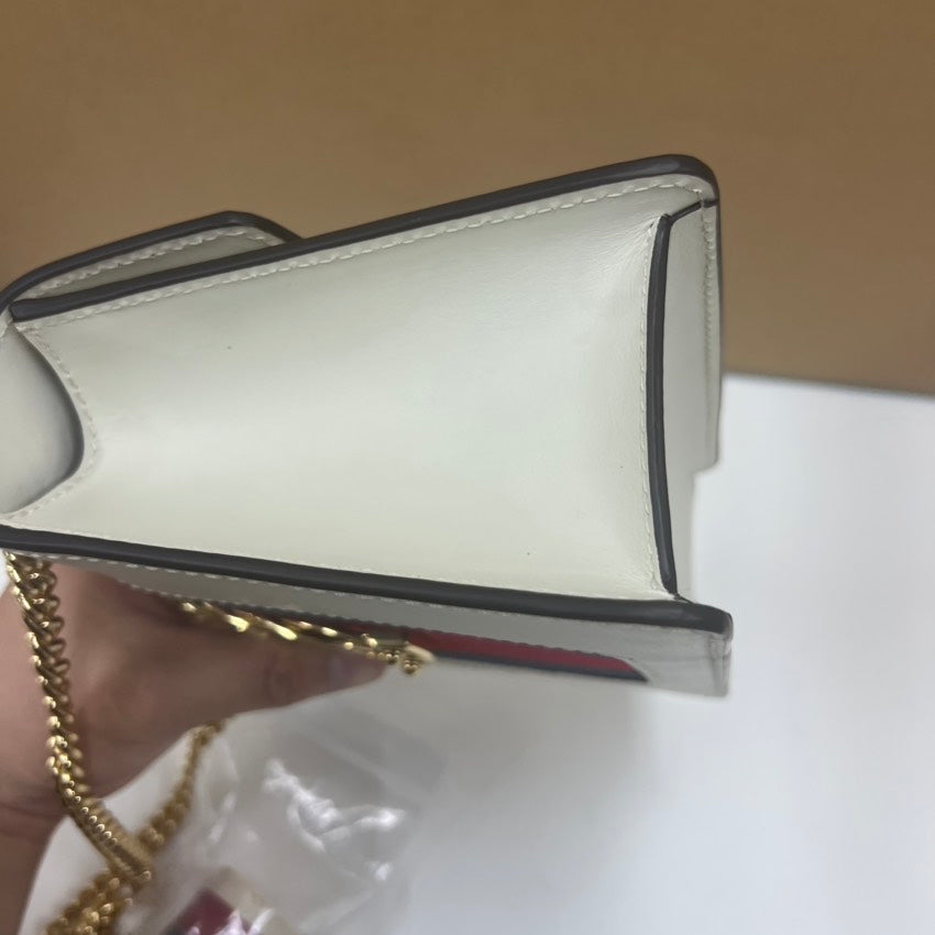 Gucci Sylvia chain crossbody with straps E
