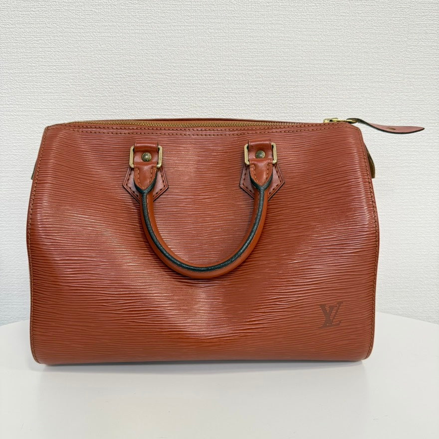 Preloved LV Epi Leather Speedy 25 Handbag FM6054