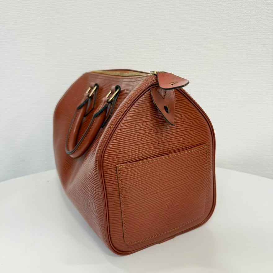 Preloved LV Epi Leather Speedy 25 Handbag FM6054