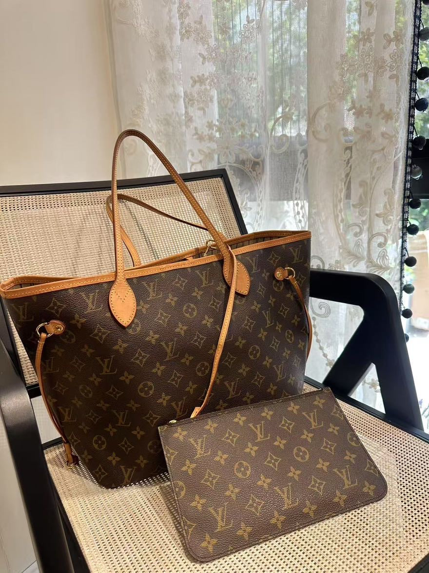Preloved LV Louis Vuitton Neverfull Bag IC chipped