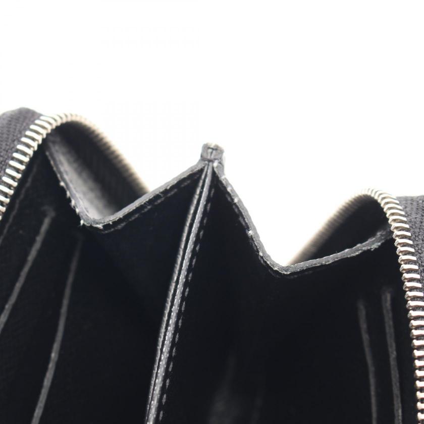 LOUIS VUITTON Zippy Coin Purse Epi Noir Card Case Coin Purse Leather Black