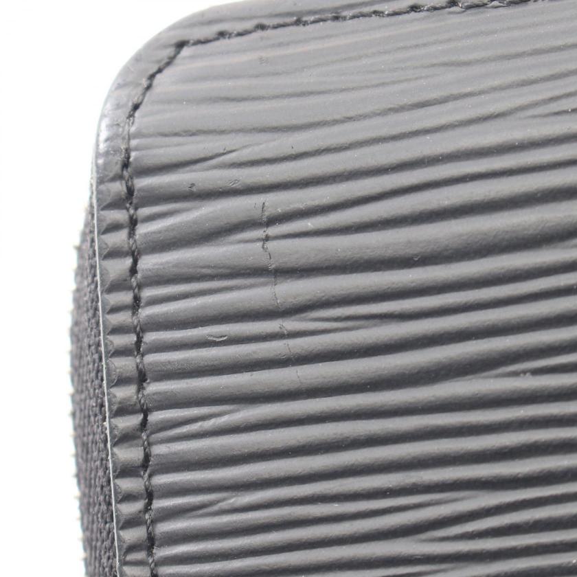 LOUIS VUITTON Zippy Coin Purse Epi Noir Card Case Coin Purse Leather Black