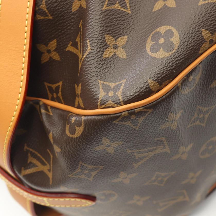Louis Vuitton Soft Hat Trunk Monogram Boston Bag Brown PVC Leather