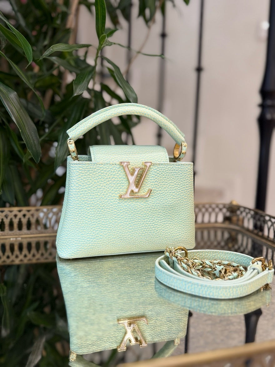 Preloved LV Louis Vuitton Capucines Bag 20cm microchip