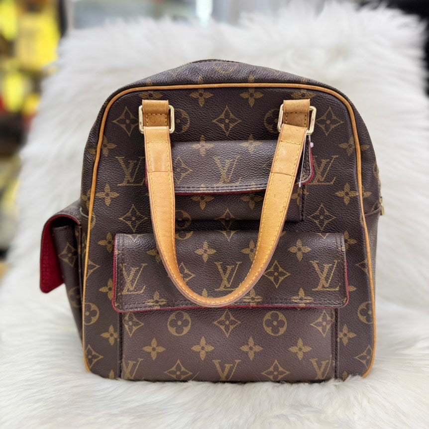 Preloved Louis Vuitton Monogram Excentri-Cite Brown Shoulder Bag