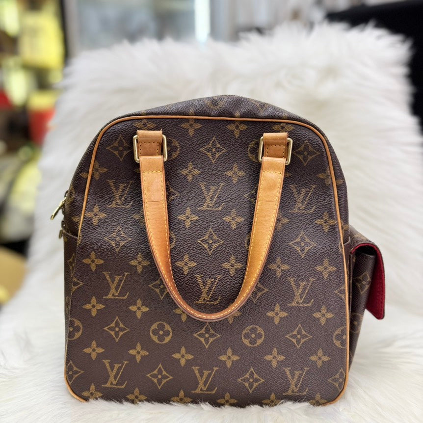 Preloved Louis Vuitton Monogram Excentri-Cite Brown Shoulder Bag