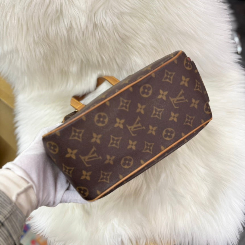 Preloved Louis Vuitton Monogram Excentri-Cite Brown Shoulder Bag