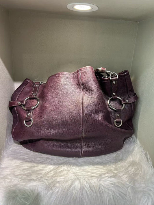 Gucci Pristine Burgundy Leather Shoulder Bag