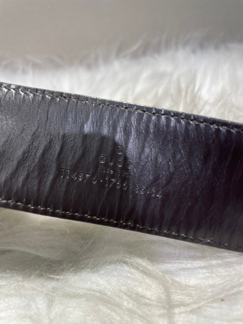 GUCCI GG Monogram Belt Beige Belt