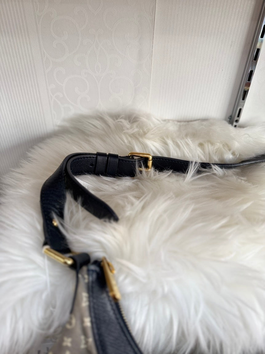 Preloved Louis Vuitton Mini Lin Idylle Rhapsody MM Gray Shoulder Bag