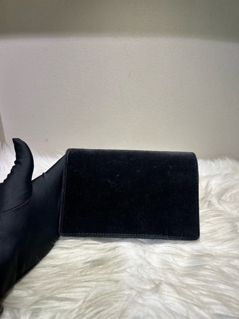 Gucci Dionysus Black Suede Clutch Bag