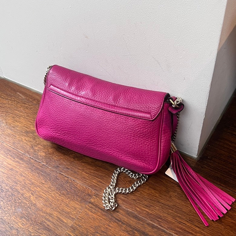 Gucci Soho Leather Chain Shoulder Bag AF