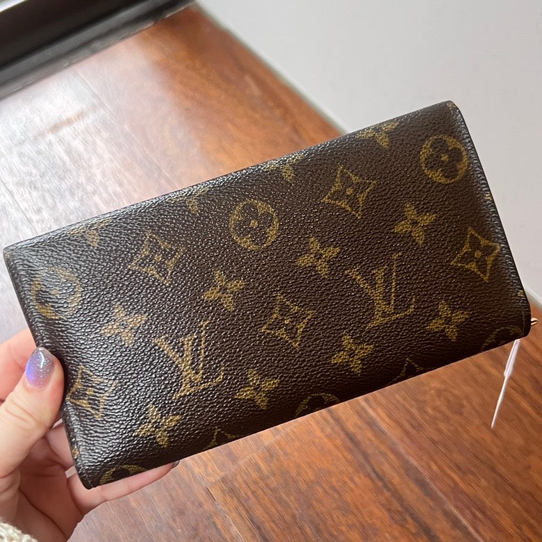 Preloved LV Monogram Long Wallet AG089